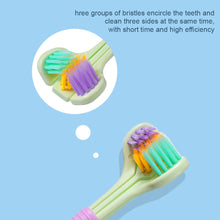Load image into Gallery viewer, 3D Three-dimensional Toothbrush Long Handle Manual Adult Toothbrush Three-sided Toothbrush Tooth Cleaning Tool
