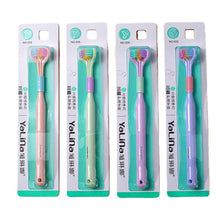 Load image into Gallery viewer, 3D Three-dimensional Toothbrush Long Handle Manual Adult Toothbrush Three-sided Toothbrush Tooth Cleaning Tool
