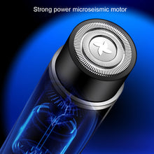 Load image into Gallery viewer, Mini Portable Electric Shaver USB Rechargeable Beard Knife Waterproof Durable Beard Trimmer Shaver for Men
