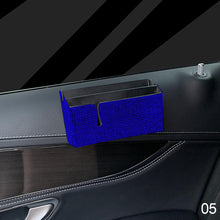 Load image into Gallery viewer, Diamond Car Storage Box Double Storage Bag Organizer Paste PVC Storage Daily Necessities Bling Accessories Woman

