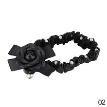 Load image into Gallery viewer, Car Interior Rearview Mirror Cover PU Leather Pearl Camellia Flower Auto Rear View Decoration Accessories For Women Girls
