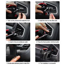 Load image into Gallery viewer, Multifunctional Car Air Outlet Cup Holder Mobile Phone Holder Beverage Holder Coasters Food Tray Coffee Storage Box
