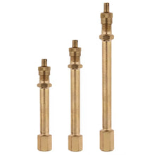 Load image into Gallery viewer, 110mm/140mm/200mm Motorcycle Car Truck Full Brass Wheel Tire Valve Stem Extension Pole Cap Extender Steamboat Car Accessories
