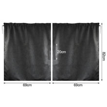 Load image into Gallery viewer, 2Pcs Car Curtain Privacy Curtain Sealed Taxi Cab Partition Protection And Commercial Vehicle Air Conditioning Sunshade
