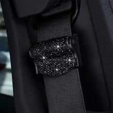 Load image into Gallery viewer, Universal Car Seat Belts Clips Rhinestone Diamond Clip Bling Safety Adjustable Auto Stopper Buckle Interior Accessories
