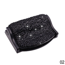 Load image into Gallery viewer, Universal Car Seat Belts Clips Rhinestone Diamond Clip Bling Safety Adjustable Auto Stopper Buckle Interior Accessories
