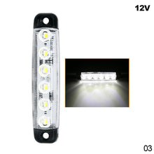 Load image into Gallery viewer, 1Pcs Truck Trailer Side Marker Indicators Clearance 6LED 24V Car Brake Rear highlight Tail Light Warning Signal Lamp
