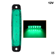 Load image into Gallery viewer, 1Pcs Truck Trailer Side Marker Indicators Clearance 6LED 24V Car Brake Rear highlight Tail Light Warning Signal Lamp
