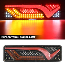 Load image into Gallery viewer, 46cm 24V LED Truck Signal Lamp Trailer Tail Light Rear Lights Turn Signal Brake Reverse Lorry Bus Camper Caravan RV Tractor
