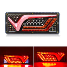 Load image into Gallery viewer, 46cm 24V LED Truck Signal Lamp Trailer Tail Light Rear Lights Turn Signal Brake Reverse Lorry Bus Camper Caravan RV Tractor
