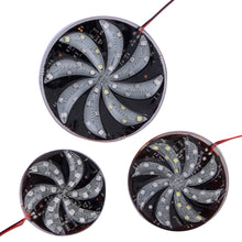 Load image into Gallery viewer, Round Motorcycle Colorful LED Strobe Light Flash Lamp Atmosphere Lamp Modified Windmill Lights Fire Wheel Lights

