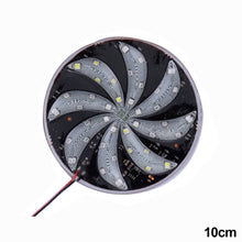 Load image into Gallery viewer, Round Motorcycle Colorful LED Strobe Light Flash Lamp Atmosphere Lamp Modified Windmill Lights Fire Wheel Lights
