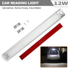 Load image into Gallery viewer, 12V - 80v 120LED Car Interior Light Lamp Strip Bar On/Off Switch for Van Lorry Truck Camper Caravan Camping RV Caravan
