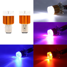 Load image into Gallery viewer, 1Pcs H4 /H6 Motorcycle Strobe Signal Light LED Motorcycle Headlight BA20D Motorcycle Bulbs Accessories
