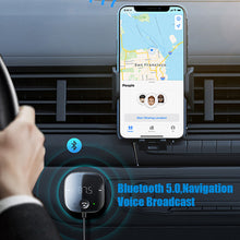 Load image into Gallery viewer, Powstation Bluetooth 5.0 Car Audio Transmitter Wireless Bluetooth FM Transmitter AUX Audio Receiver MP3 Player Car Kit Handsfree
