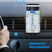 Load image into Gallery viewer, Bluetooth 5.0 Car Audio Transmitter Wireless Bluetooth FM Transmitter AUX Audio Receiver MP3 Player Car Kit Handsfree
