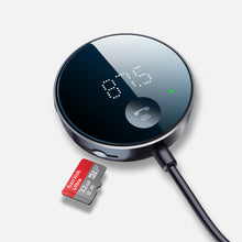 Load image into Gallery viewer, Bluetooth 5.0 Car Audio Transmitter Wireless Bluetooth FM Transmitter AUX Audio Receiver MP3 Player Car Kit Handsfree
