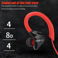 Load image into Gallery viewer, G3 Sports Running Earphones With Memory Wire Waterproof IPX5 Mic In-Ear Earhook Music Headphone Mobile Stereo Bass
