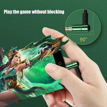 Load image into Gallery viewer, L Jack Magnetic Gamer Wired Earphones Gaming Green Metal HiFi Bass Stereo 3.5mm Type C Earbuds For Phone Computer Mic Headphones
