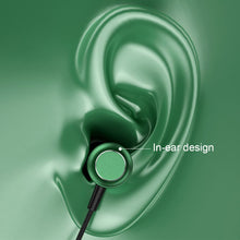 Load image into Gallery viewer, L Jack Magnetic Gamer Wired Earphones Gaming Green Metal HiFi Bass Stereo 3.5mm Type C Earbuds For Phone Computer Mic Headphones
