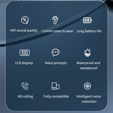 Load image into Gallery viewer, M-k8 Bluetooth-compatible Earphone Hanging Ear Type Unilateral Business Headsets Waterproof Music Earbuds
