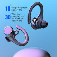 Load image into Gallery viewer, TWS AX9 Ear Hook Sports Earphone Bluetooth 5.2 Wireless Headphone ENC Noise Cancelling Earbuds with Mic Touch Gaming Headset
