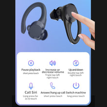 Load image into Gallery viewer, TWS AX9 Ear Hook Sports Earphone Bluetooth 5.2 Wireless Headphone ENC Noise Cancelling Earbuds with Mic Touch Gaming Headset
