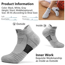 Load image into Gallery viewer, Breathable Basketball Socks Outdoor Cycling Socks Sports Socks Protect Feet Wicking Bike Running Football Sport Socks Men Socks
