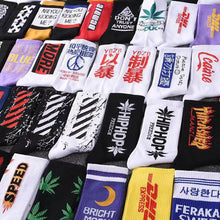 Load image into Gallery viewer, Korean Style Fashion Harajuku Street Hip Hop Socks Unisex Cool Men Socks Skateboard Women Socks
