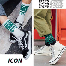 Load image into Gallery viewer, Korean Style Fashion Harajuku Street Hip Hop Socks Unisex Cool Men Socks Skateboard Women Socks
