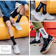 Load image into Gallery viewer, Korean Style Fashion Harajuku Street Hip Hop Socks Unisex Cool Men Socks Skateboard Women Socks
