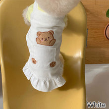 Load image into Gallery viewer, Sweet Suspenders Bear Corduroy Dress Ins Puppy Vest Cats and Dogs Spring Skirts Flying Sleeves Cute Princess Skirt Pets Clothes for Small Girl Boy Dogs
