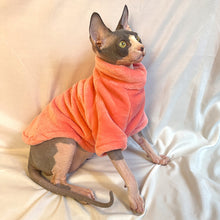 Load image into Gallery viewer, Winter Hairless Cat Sweater Cat Clothes Fall Winter Kitten Small Dog Clothes for Cornish Devon Cat Costume Hairless Pet Clothes
