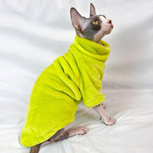 Load image into Gallery viewer, Winter Hairless Cat Sweater Cat Clothes Fall Winter Kitten Small Dog Clothes for Cornish Devon Cat Costume Hairless Pet Clothes

