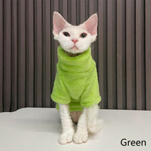 Load image into Gallery viewer, Winter Hairless Cat Sweater Cat Clothes Fall Winter Kitten Small Dog Clothes for Cornish Devon Cat Costume Hairless Pet Clothes
