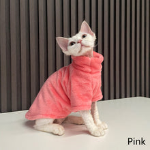 Load image into Gallery viewer, Winter Hairless Cat Sweater Cat Clothes Fall Winter Kitten Small Dog Clothes for Cornish Devon Cat Costume Hairless Pet Clothes

