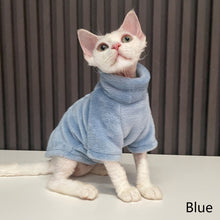 Load image into Gallery viewer, Winter Hairless Cat Sweater Cat Clothes Fall Winter Kitten Small Dog Clothes for Cornish Devon Cat Costume Hairless Pet Clothes

