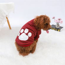 Load image into Gallery viewer, Autumn Winter Puppy Hoodie Clothing Cat Sweater T Shirt Paw Vest Big Dog Sport Shirt Pet Vest Pet Clothes
