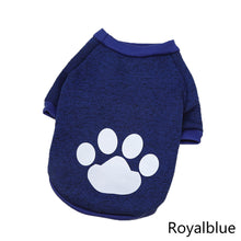 Load image into Gallery viewer, Autumn Winter Puppy Hoodie Clothing Cat Sweater T Shirt Paw Vest Big Dog Sport Shirt Pet Vest Pet Clothes

