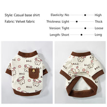 Load image into Gallery viewer, Cartoon for Dog Clothes Cat Vest Pet Clothing Dogs Small Costume Animal French Bulldog Print Cute Sweater Shirt
