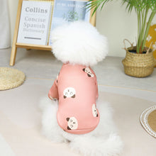 Load image into Gallery viewer, Pet Clothes Cute Bear Print Two-legged Clothes Comfortable and Breathable Cat Clothes Puppy Clothes
