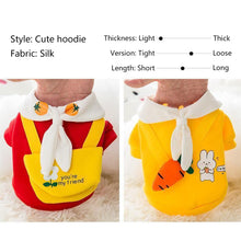 Load image into Gallery viewer, Winter Cartoon Dog Clothes Cute Bow Tie Satchel Pet Clothing for Small Dogs Puppy Cat Costumes Coat Warm Plush Sweater Chihuahua
