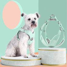 Load image into Gallery viewer, Dog Chest Reflector Strap Traction Rope Vests Dog Chains Dog Ropes collars X type Pet Collar Adjustable Soft Comfort Pet Product

