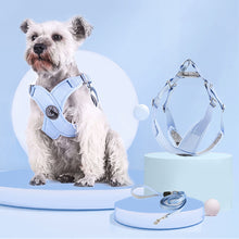 Load image into Gallery viewer, Dog Chest Reflector Strap Traction Rope Vests Dog Chains Dog Ropes collars X type Pet Collar Adjustable Soft Comfort Pet Product

