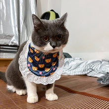 Load image into Gallery viewer, Cute Pet Bandana For Dog Cat Triangular Pet Bibs Scarf Cotton Washable Ties Collar Scarf Puppy Kitten Accessories
