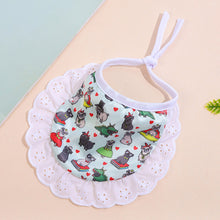 Load image into Gallery viewer, Cute Pet Bandana For Dog Cat Triangular Pet Bibs Scarf Cotton Washable Ties Collar Scarf Puppy Kitten Accessories
