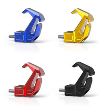 Load image into Gallery viewer, Aluminum Alloy Motorcycle Luggage Helmet Hook Mount With Double Hooks Motorbike Scooter Holder Bag Hanger Screw
