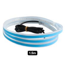 Load image into Gallery viewer, 1.5m Car Hood Lights Universal Headlight Strip Daytime Running Light DRL Decorative Lamp Bar Scan When Starting 12V Ambient Backlight
