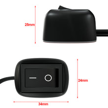 Load image into Gallery viewer, Universal Car Switch Paste Type Toggle Switch with Cable 60cm/100cm DC 12V for Fog Ring Drive Lights Neon Lights
