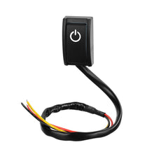 Load image into Gallery viewer, Universal Car Push Button Latching Turn ON/OFF Adhesive Truck Electrical Button Switch LED Light DC12V/200mA
